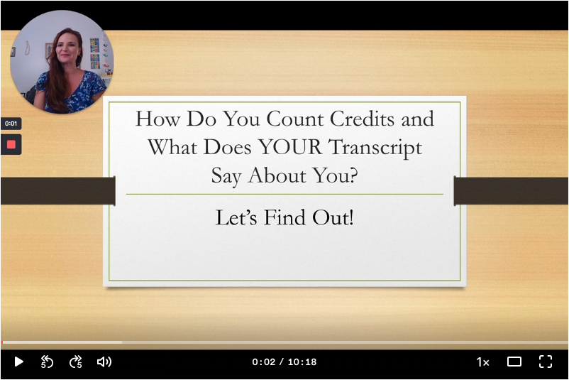 Counting Credits Presentation 